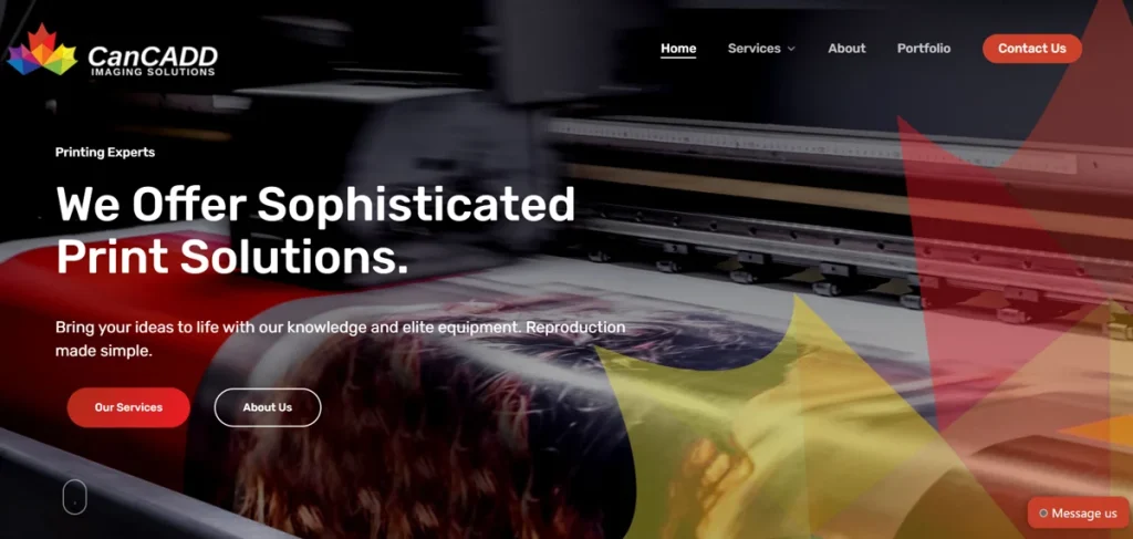 CanCADD public website; AgileGist contribution: email marketing